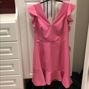 Pink cocktail dress